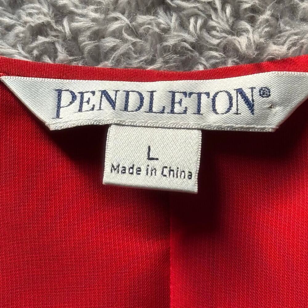 Pendleton 100% Silk Flowy Lined Scoop Neck Tank T… - image 8